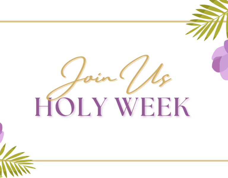 Holy Week 2026