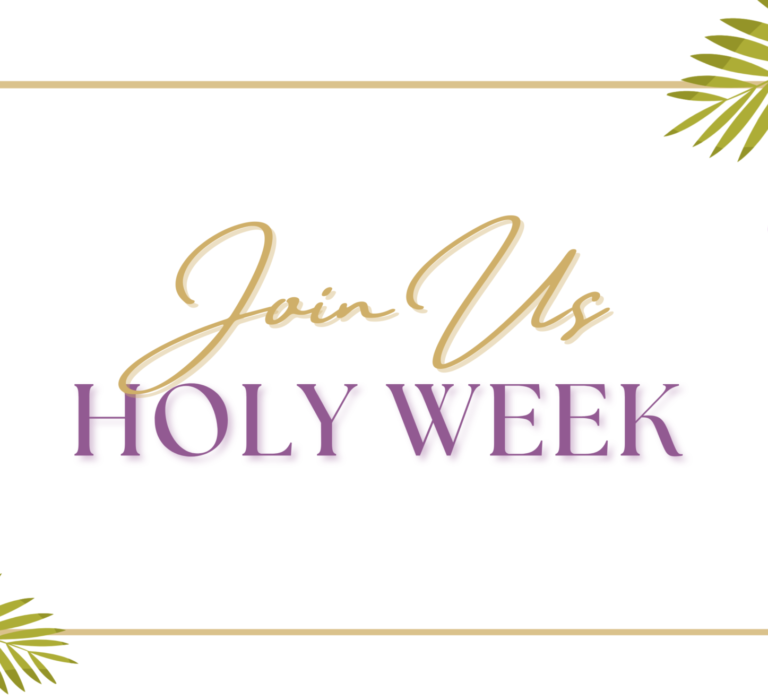 Holy Week 2026